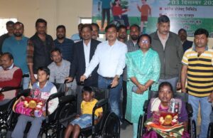 पीआरए ग्रुप ने दिव्यांगजनों के लिए उपलब्ध कराए सहायक उपकरण