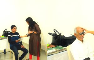 बालको महिला मंडल के नेत्र शिविर में सौ लोगों ने कराई जांच