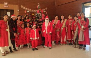 टैगोर इंटरनेशनल स्कूल में हर्षोल्लास से मनाया गया क्रिसमस व नववर्ष