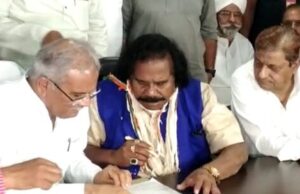 भाजपा के दिग्गज आदिवासी नेता नंदकुमार साय  कांग्रेस में शामिल,  सीएम भूपेश बोले- साय ने हमेशा आदिवासियों की सेवा की