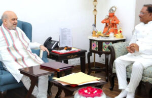 CM Vishnu dev Sai: सीएम साय ने गृह मंत्री अमित शाह से की मुलाकात, नक्सलवाद , विकास और पर्यटन पर चर्चा
