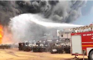 Fire in power store: बिजली विभाग के स्टोर में लगी भीषण आग, फायर ब्रिगेड ने 5 घंटे में पाया काबू