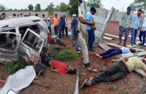 Road Accident : तेज रफ्तार कार दीवार से टकराई, तीन की मौत, दो गंभीर रूप से घायल