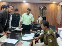 NSUI memorandum : एनएसयूआई का पुलिस अधीक्षक को ज्ञापन, कालेजों में ड्राइविंग लाइसेंस एवं सड़क सुरक्षा जागरूकता कैम्प लगाएं