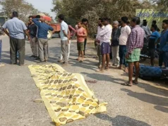 Road Accident : तेज रफ्तार वाहन की टक्कर से बाइक सवार शिक्षक की मौत, ग्रामीणों ने किया चक्काजाम