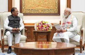 CM Sai met PM Modi: दिल्ली में पीएम मोदी से मिले सीएम साय, बस्तर 2.0 का ब्लूप्रिंट रखा