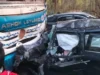 CG road accident : रफ्तार का एक और कहर, ट्रक-कार की टक्कर में महिला समेत 3 की मौत, एक गंभीर