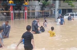 Smart City in the Rain : 12 घंटे की बारिश में चारों तरफ जलभराव, लोग कहने लगे ऐसा ही होता है स्मार्ट शहर तो यह न हो !