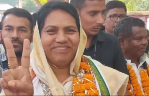 सावित्री मंडावी की जीत पर कांग्रेस में जश्न, सीएम भूपेश ने कहा सरकार पर विश्वास की जीत
