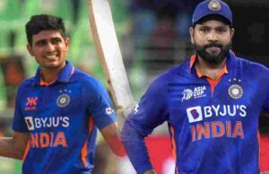 इंदौर वनडे में भारत के 26 ओवर में ही 200 रन, रोहित – शुभमन के शतक