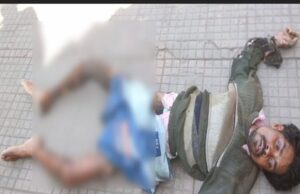 आत्महत्या करने मालगाड़ी पर चढ़कर पकड़ लिया ओएचई तार, हालत गंभीर