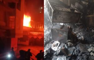 धनबाद के अस्पताल में लगी भीषण आग, डॉक्टर दंपति समेत 6 लोगों की जलकर मौत