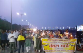 हवाई सुविधा जन संघर्ष समिति के कैंडल मार्च को मिली अभूतपूर्व सफलता, बिलासपर बंद की जोरशोर से उठी मांग