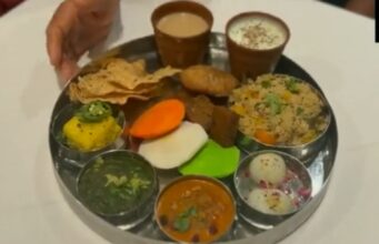 PM ModI US Visit : पीएम मोदी के अमेरिका पहुंचने से पहले न्यू जर्सी के रेस्तरां में लॉन्च हुई मोदी थाली,देखें थाली में कौन कौन से डिश