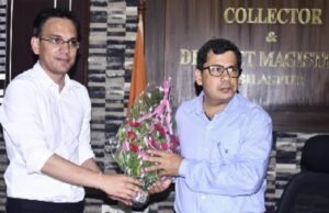 बिलासपुर के नए कलेक्टर संजीव कुमार झा ने पदभार संभाला