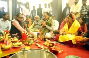 सीएम विष्णुदेव साय ने गृहग्राम बगिया में किया मुख्यमंत्री कैम्प कार्यालय का उद्घाटन