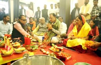 सीएम विष्णुदेव साय ने गृहग्राम बगिया में किया मुख्यमंत्री कैम्प कार्यालय का उद्घाटन