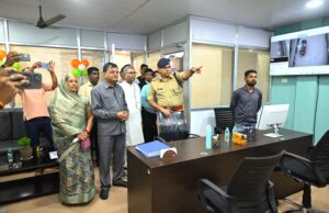 Integrated Command and Control Center inaugurated: कैमरे की निगरानी में अब पूरा कोरबा, 336 सीसीटीवी कैमरे से नजर