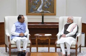 CM met the Prime Minister: प्रधानमंत्री नरेंद्र मोदी से मुख्यमंत्री विष्णुदेव साय ने की मुलाकात, सरकार के कामकाज के बारे में बताया