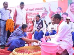 Minister’s birthday celebrated: मंत्री लक्ष्मी राजवाड़े ने स्वच्छता दीदियों का सम्मान कर मनाया जन्मदिन