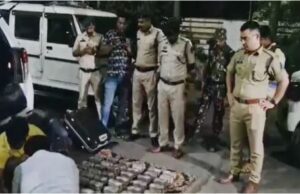 Large amount of cash seized: इनोवा से 4.50 करोड़ कैश जब्त, 2 आरोपी हिरासत में