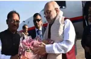 Amit Shah : रायपुर पहुंचे केंद्रीय गृह मंत्री अमित शाह, रविवार को नक्सलवाद पर मंथन