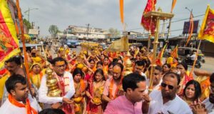 Religion and Culture : श्रीराम मंदिर से निकली भव्य कलश यात्रा, शिखर कलश स्थापना के साथ शुरू हुआ पावन अनुष्ठान