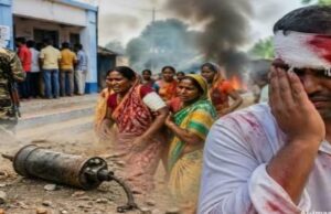 West Bengal Elections : मुर्शिदाबाद में मतदान के बीच देसी बम से हमला, मतदाताओं में मची भगदड़