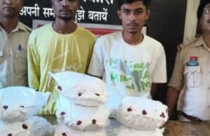 Bilaspur police : नाबालिगों से गांजे की तस्करी, 6.744 किलो गांजे के साथ 7 गिरफ्तार, ड्रोन तकनीक की ली गई मदद