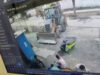 CG Accident: हवा भरते फटा जेसीबी का टायर, हेल्पर की मौत, तीन की हालत गंभीर