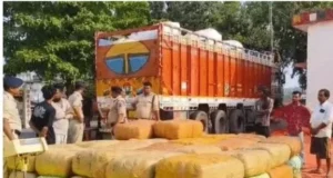 CG Crime: ट्रक में लाया जा रहा था तस्करी का गांजा, उत्तर प्रदेश की सीमा से लगे धनवार चेकपोस्ट पर पकड़ाया , दो आरोपी गिरफ्तार