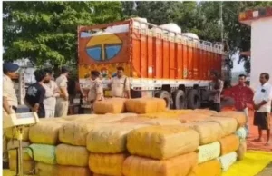 CG Crime: ट्रक में लाया जा रहा था तस्करी का गांजा, उत्तर प्रदेश की सीमा से लगे धनवार चेकपोस्ट पर पकड़ाया , दो आरोपी गिरफ्तार