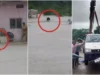 Car swept away in drain : उफनते नाले में समाई कार, 3 की मौत, 4-5 लोग लापता