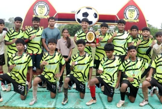 Inter-school football : साधु राम विद्या मंदिर में अंतर-विद्यालय फुटबॉल का रोमांच, प्रदेश भर के खिलाड़ियों ने दिखाया दमखम