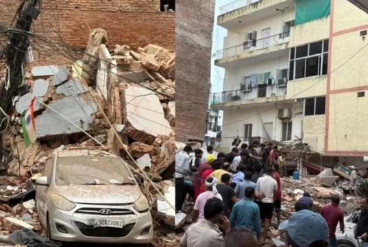 Five-story Building Collapse : दिल्ली में गिरी 5 मंजिला हास्टल की इमारत, तीन की मौत, 9 अस्पताल दाखिल,कई छात्रों के दबे होने की आशंका, रेस्क्यू जारी